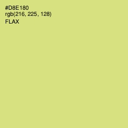 #D8E180 - Flax Color Image