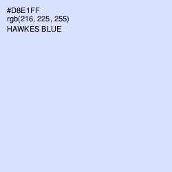 #D8E1FF - Hawkes Blue Color Image