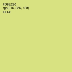 #D8E280 - Flax Color Image