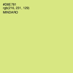 #D8E781 - Mindaro Color Image