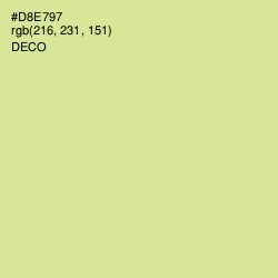 #D8E797 - Deco Color Image