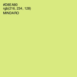 #D8EA80 - Mindaro Color Image