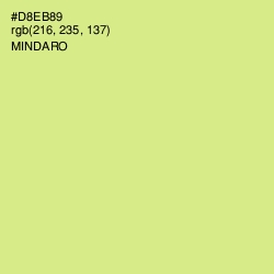 #D8EB89 - Mindaro Color Image