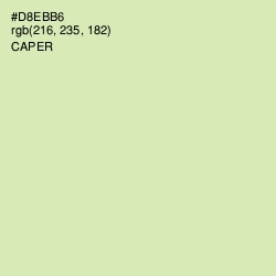 #D8EBB6 - Caper Color Image