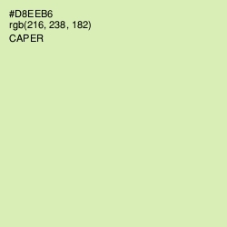 #D8EEB6 - Caper Color Image