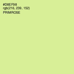 #D8EF98 - Primrose Color Image