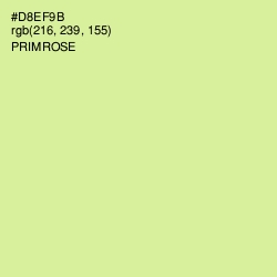 #D8EF9B - Primrose Color Image