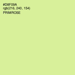 #D8F09A - Primrose Color Image