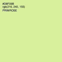 #D8F09B - Primrose Color Image