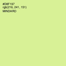 #D8F197 - Mindaro Color Image