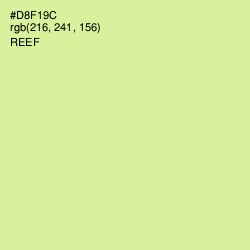 #D8F19C - Reef Color Image