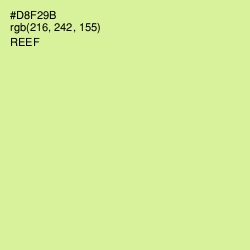 #D8F29B - Reef Color Image