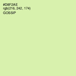 #D8F2AE - Gossip Color Image