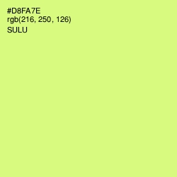 #D8FA7E - Sulu Color Image