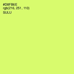 #D8FB6E - Sulu Color Image