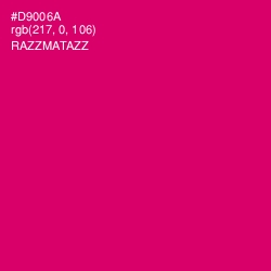 #D9006A - Razzmatazz Color Image