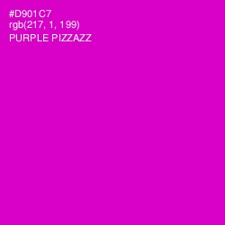 #D901C7 - Purple Pizzazz Color Image