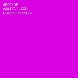 #D901DF - Purple Pizzazz Color Image