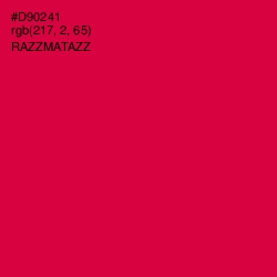 #D90241 - Razzmatazz Color Image