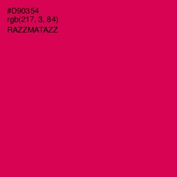 #D90354 - Razzmatazz Color Image