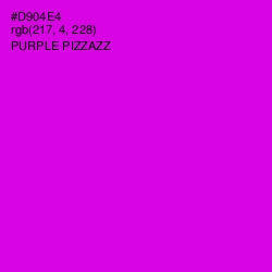 #D904E4 - Purple Pizzazz Color Image