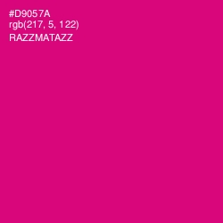#D9057A - Razzmatazz Color Image