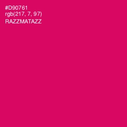 #D90761 - Razzmatazz Color Image