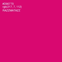 #D90770 - Razzmatazz Color Image