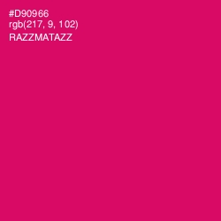 #D90966 - Razzmatazz Color Image