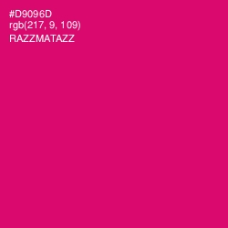 #D9096D - Razzmatazz Color Image