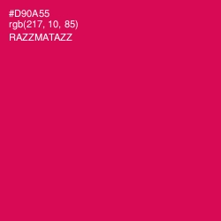 #D90A55 - Razzmatazz Color Image