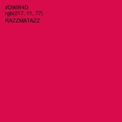 #D90B4D - Razzmatazz Color Image