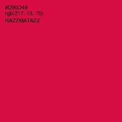 #D90D46 - Razzmatazz Color Image