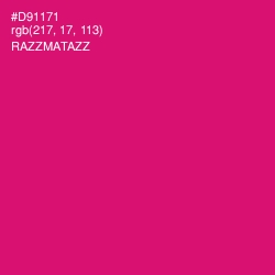 #D91171 - Razzmatazz Color Image