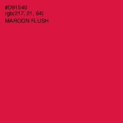 #D91540 - Maroon Flush Color Image