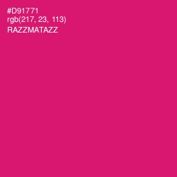 #D91771 - Razzmatazz Color Image