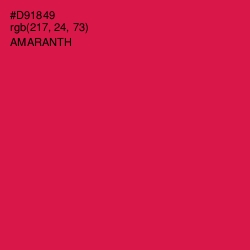 #D91849 - Amaranth Color Image