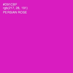 #D91CBF - Persian Rose Color Image