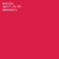 #D91D44 - Amaranth Color Image