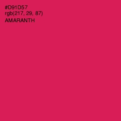 #D91D57 - Amaranth Color Image