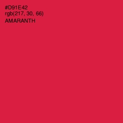 #D91E42 - Amaranth Color Image