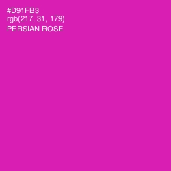 #D91FB3 - Persian Rose Color Image