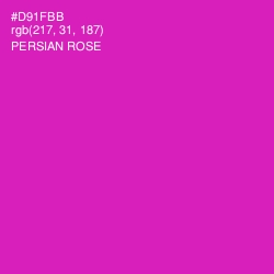 #D91FBB - Persian Rose Color Image