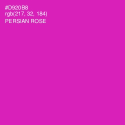 #D920B8 - Persian Rose Color Image