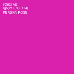 #D921AE - Persian Rose Color Image