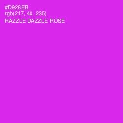 #D928EB - Razzle Dazzle Rose Color Image