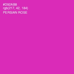 #D92AB8 - Persian Rose Color Image