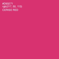 #D93271 - Cerise Red Color Image