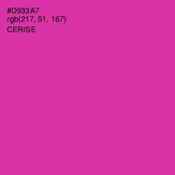 #D933A7 - Cerise Color Image