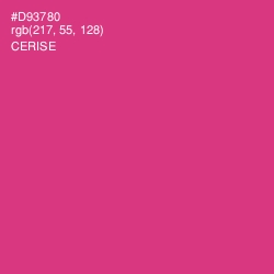 #D93780 - Cerise Color Image